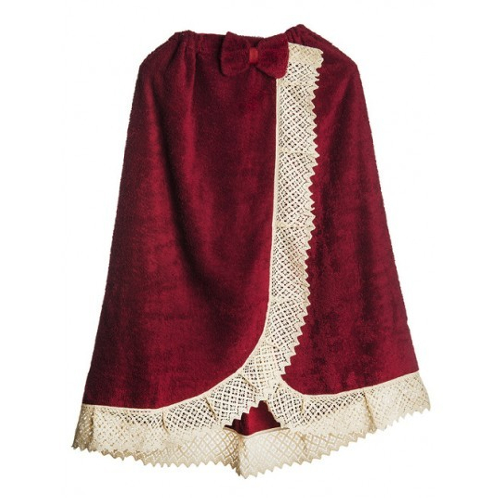 Парео для сауны Old Florence Rombetti бордовое  Италия
