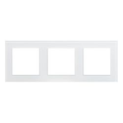Рамка стеклянная FRM-GLARE-GS-3-WH (Arlight, -) 043799