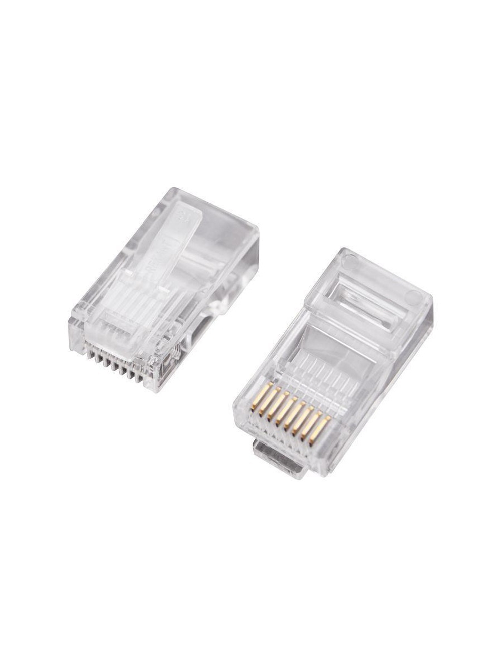 Джек компьютерный RJ45 (8P8C) кат.5E (уп.100шт) Rexant 05-1021