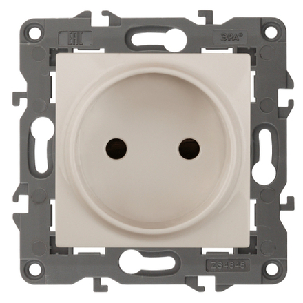 Розетка ЭРА Elegance 14-2105-02 2P 16A-250В IP20 слоновая кость
