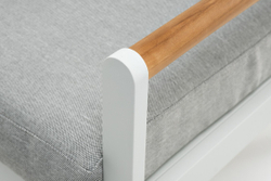 Лаунж зона из алюминия MAYA XL белая