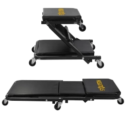 Лежак трансформер подкатной на 6-ти колесах MEGATOOLS MT-11412