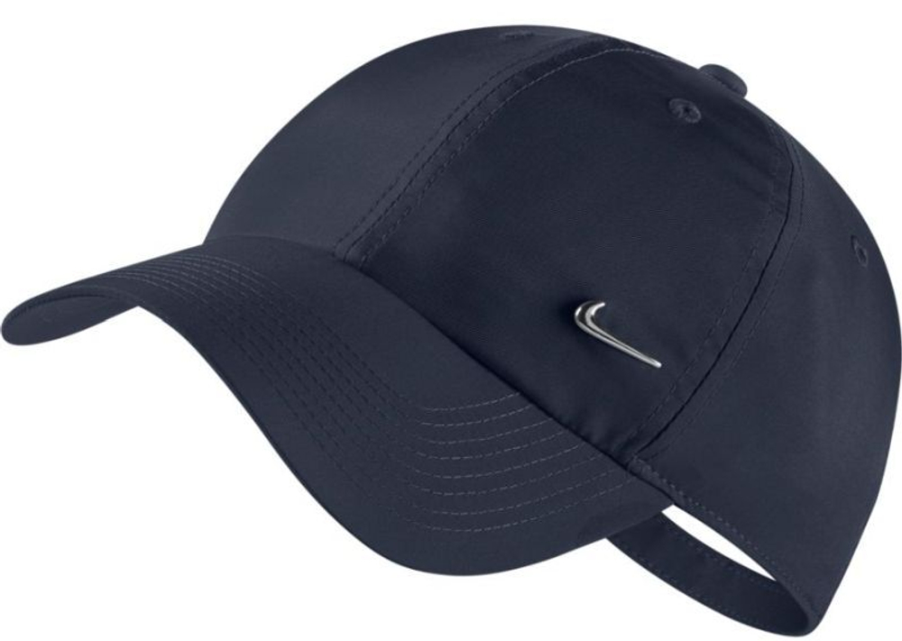 Теннисная кепка Nike H86 Metal Swoosh Cap - obisidian/metallic silver