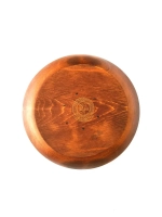 Деревянная сервировочная тарелка из кедра