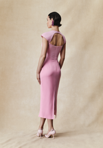 Платье миди из вискозного крепа