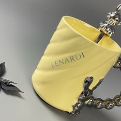 Lenardi 315-070 Кружка 430мл с ложкой в под.уп.(х36)Фарфор