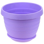Горшок Толедо, D20, 3,0 л, лаванда с поддоном цветочный горшок