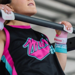 Накладки карбоновые гимнастические WOD Friends Athlete Carbon Grips (Розовые)