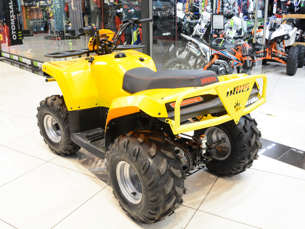 Квадроцикл IRBIS ATV125 желтый (ПСМ)