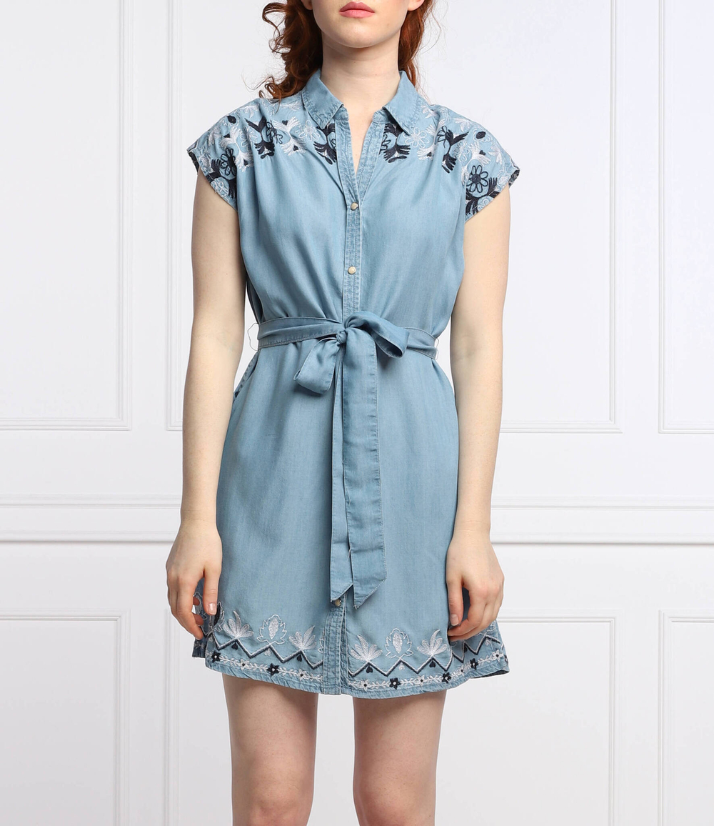 платье Pepe Jeans London - голубой(PL953060)