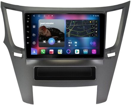 Магнитола для Subaru Legacy, Outback 2009-2015 - FarCar BM061M QLED, Android 12, ТОП процессор, 4Гб+32Гб, CarPlay, 4G SIM-слот