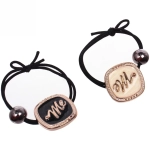 Резинка для волос 1шт «Кокетка - Aks Bambina», ME, микс 2 цвета, d-5см