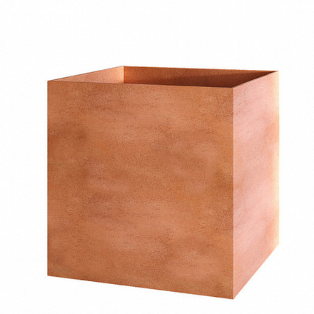 Кашпо CUBE RED CLAY 100x100x100