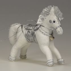 Ёлочная игрушка Лошадка Цирковая