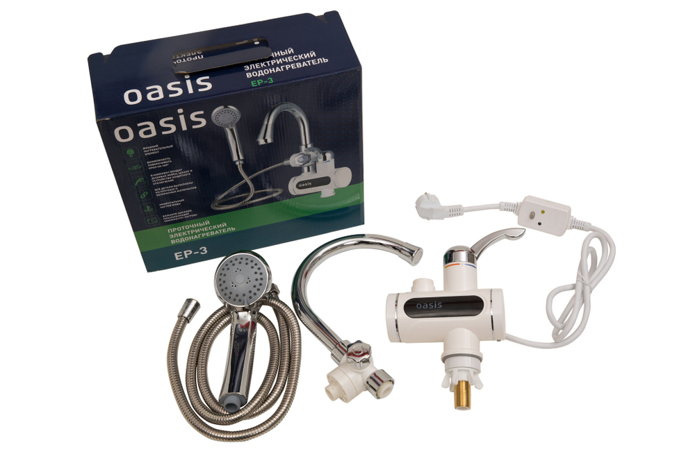 Электрический проточный водонагреватель Oasis EP-3