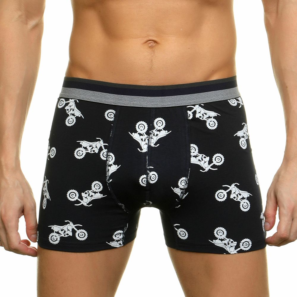 Трусы мужские боксеры черные DARKZONE DZN2642