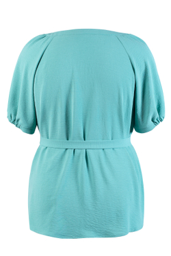 Блузка женская 3987ВП, пыльная мята #30ПМ093987ВП