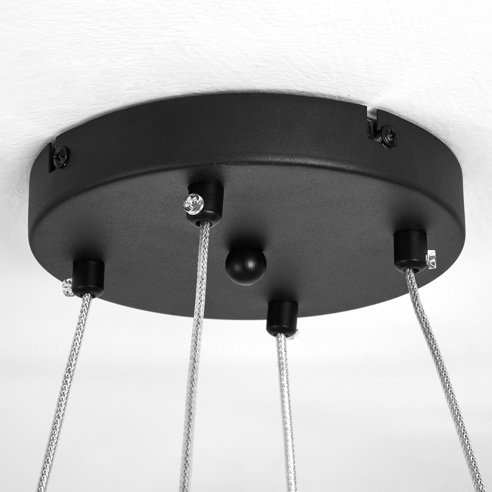 799097 Люстра CERAMO BW 9х6W(led) G9 ЧЕРНЫЙ/БЕЛЫЙ