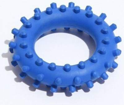 Игрушка резиновая "Кольцо с шипами", 9 см