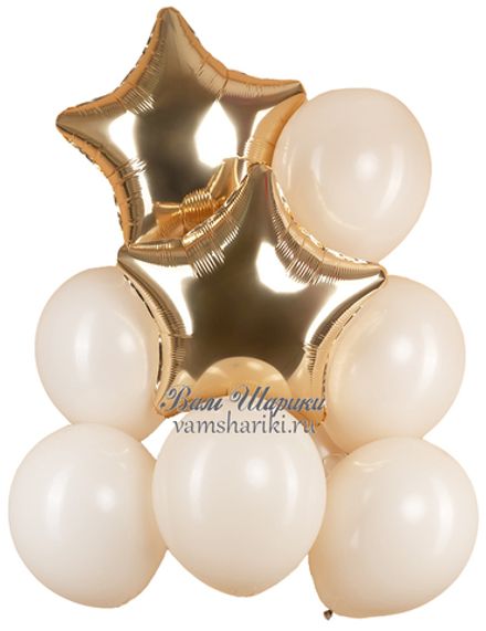 Букет шаров "Калифорнийский песок"