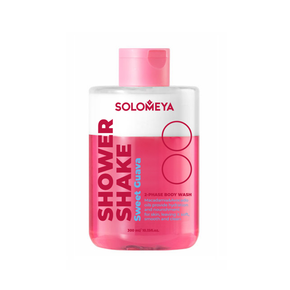 Solomeya Гель-шейк для душа СЛАДКАЯ ГУАВА Shower Shake Sweet Guava 300 мл