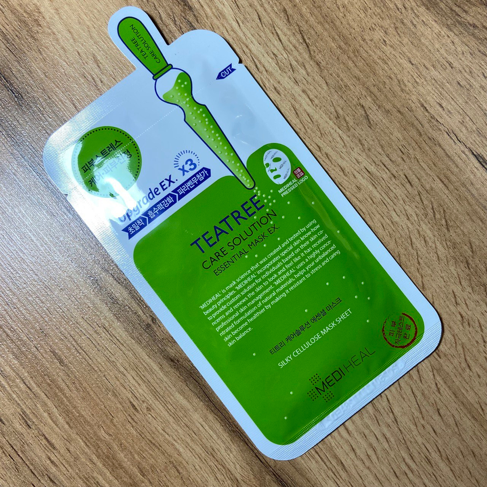 Маска для лица Mediheal Teatree Care Solution Essential Mask Ex тканевая с маслом чайного дерева 24 мл