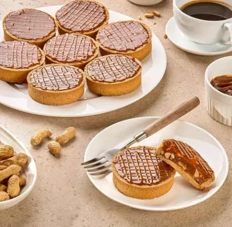 Тарталетка карамельно-ореховая 9шт