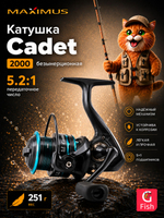 Катушка для спиннинга Black Side Cadet 3000 FD 5+1 подшипников