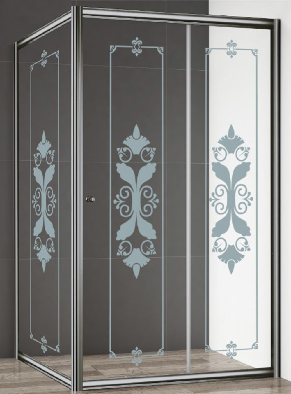 Душевой уголок Cezares GIUBILEO-AH-1-120/90-SCORREVOLE-CP-Cr