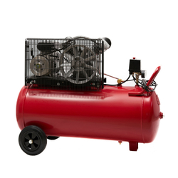 Компрессор ROSSVIK СБ4/С-100.LB24, 360 л/мин, 10 бар, ресивер 100 л, 380 В/2,2 кВт, красный