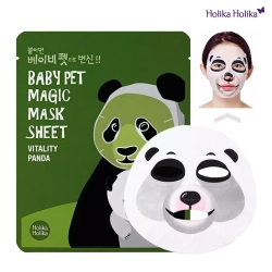 Holika Holika Baby Pet Magic Mask Sheet Vitality Panda маска-мордочка тканевая тонизирующая (панда)