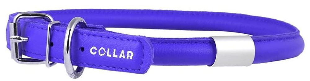 Ошейник"CoLLaR GLAMOUR" круглый с адресником (диаметр 8мм,длина 25-33см) фиолетовый Ошейник"CoLLaR GLAMOUR" круглый с адресником (диаметр 8мм,длина 25-33см) фиолетовый