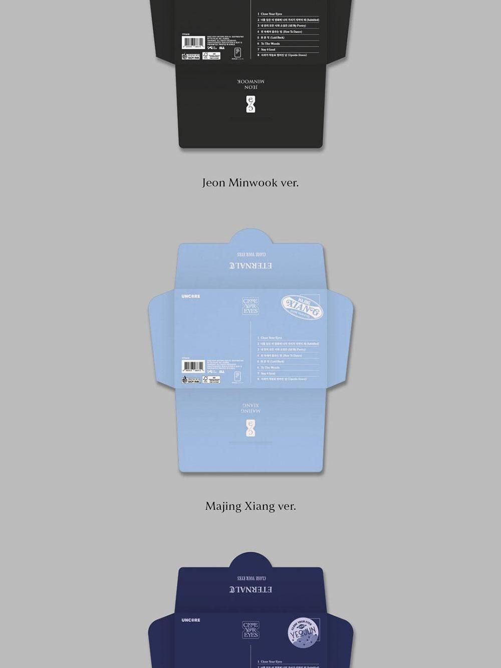 Альбом CLOSE YOUR EYES - ETERNALT 1st Mini Album POCA ALBUM 7 Version SET