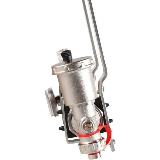 Коллектор Rommer 1"x3/4" на 2 контура с расходомерами в сборе (нерж. сталь) RMS-1210-000002