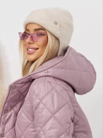 Шапка с ушками зимняя вязаная из ангоры