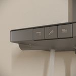 Душевая система Sancos Vos с термостатом вороненая сталь, арт.SC6100GG