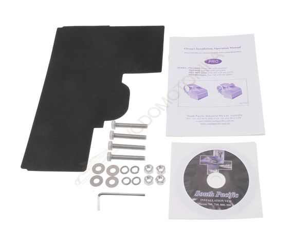 Лебедка 12V 800F для судов от 6 до 9 м или якорей до 14 кг