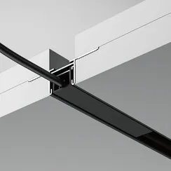 Шинопровод 2м встраиваемый под ГКЛ 12,5мм Basity, черный Technical trx172-122b