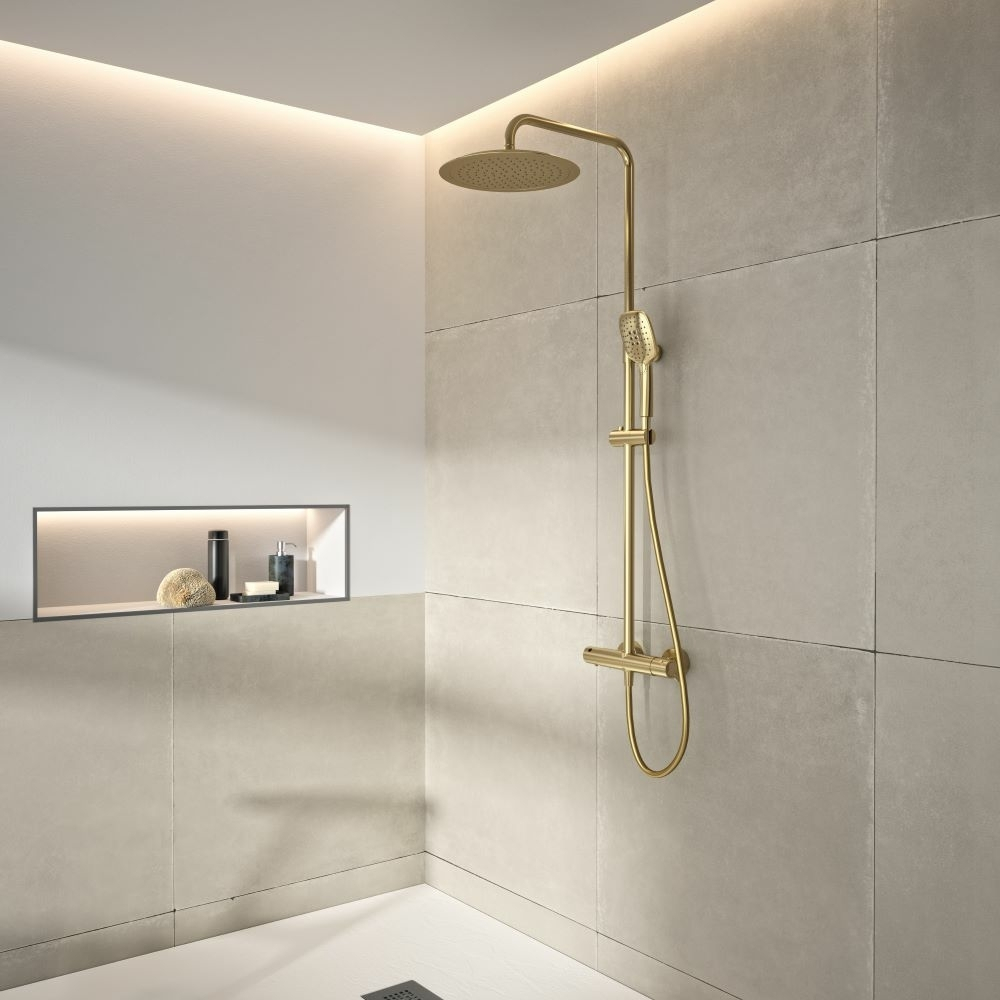 Душевая система без излива с регулировкой высоты BLAUTHERM 937415RP300OC