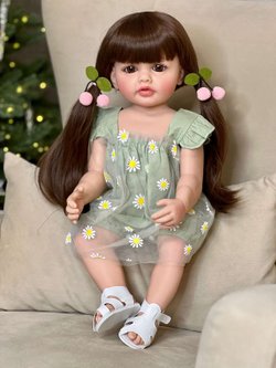 Кукла Реборн виниловая 55см в пакете (FA-105FVA)