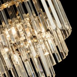 Citilux Фонда CL303163 Люстра хрустальная подвесная Бронза