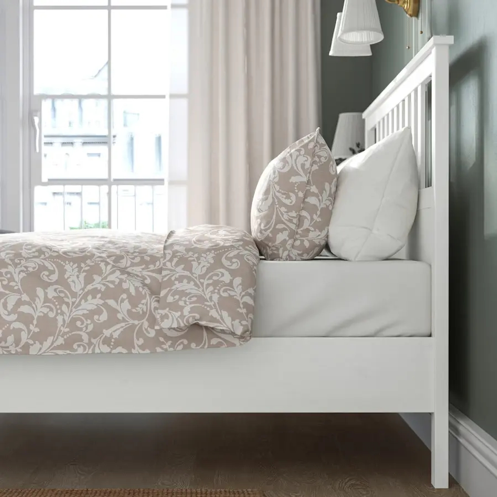 Каркас кровати - IKEA HEMNES, 200х140 см, белый, ХЕМНЕС ИКЕА