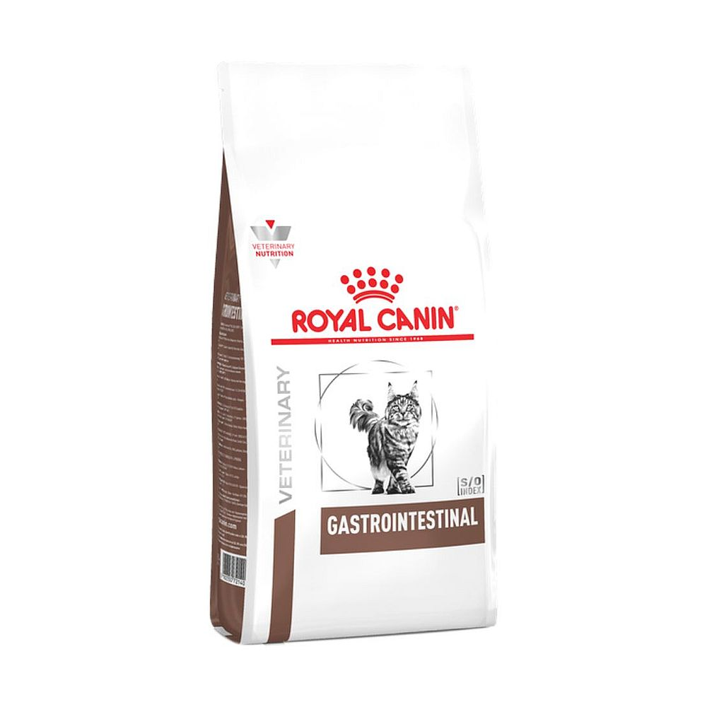 Сухой диетический корм Royal Canin Gastrointestinal для кошек при нарушении пищеварения и при истощении, пакет 2 кг