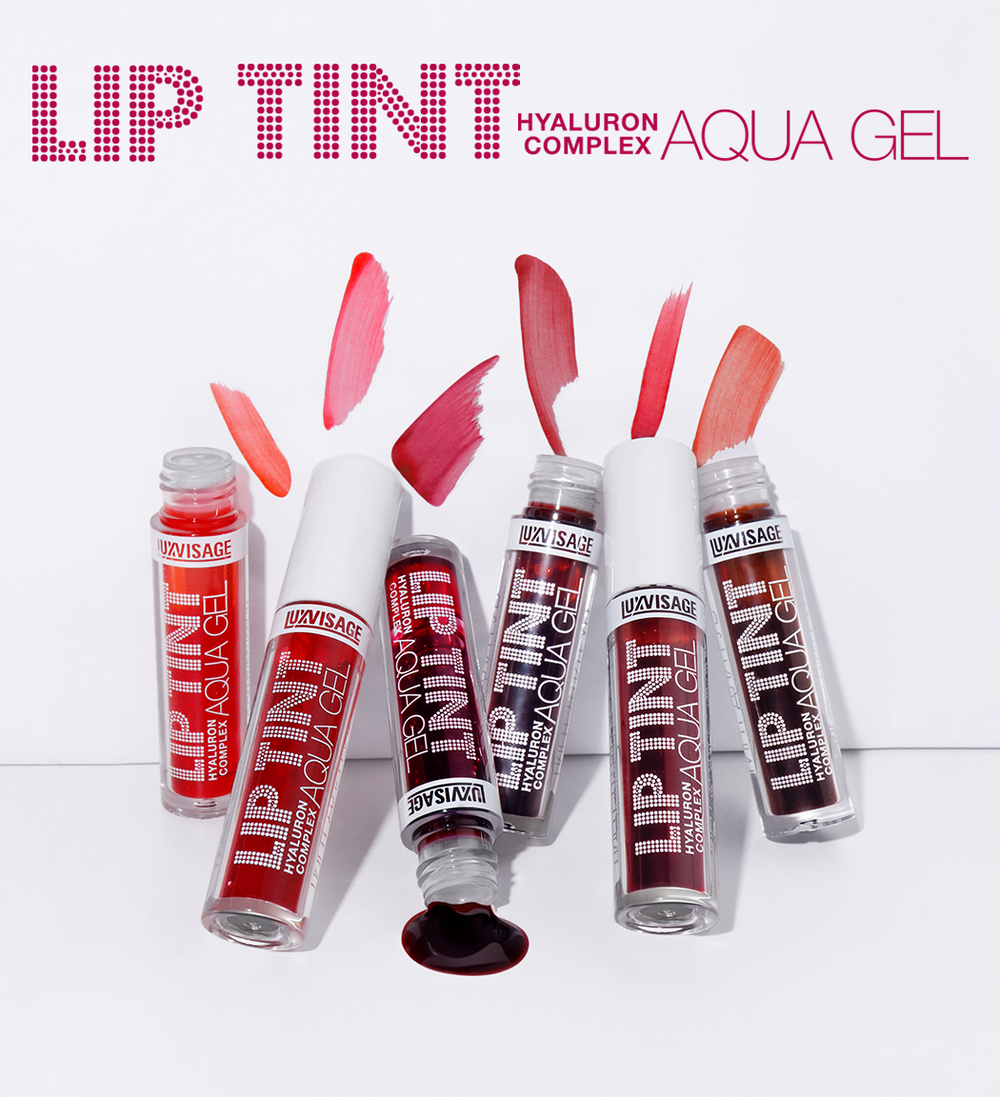 LuxVisage ТИНТ для губ с гиалуроновым комплексом тон 03 глубокий рубиновый LIP TINT AQUA GEL HYALURON COMPLEX 3 мл