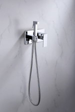 Смеситель встраиваемый с гигиеническим душем Grocenberg GB004 Хром