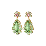 Серьги Dyrberg Kern LUCIA SG LIGHT GREEN 420036 G/G