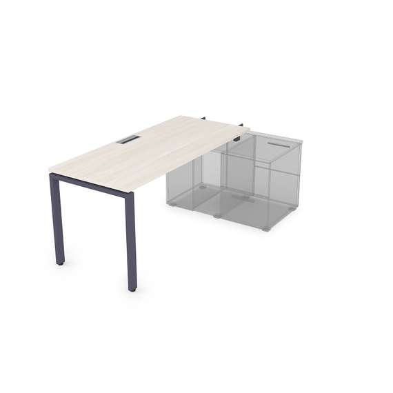 СПН-П.979 Стол рабочий прямолинейный для крепления на тумбу, начальный (1400*700*750)