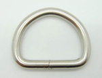 Полукольцо 34 х 25 мм. серебро (никель)