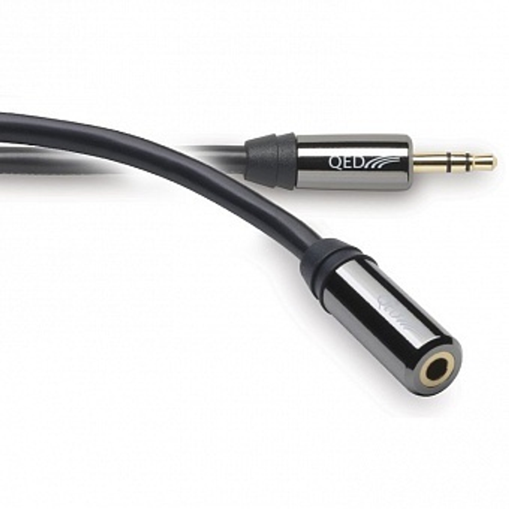 QED (QE7300) Performance Headphone 1.5m, кабель удлиняющий разъемы 3,5 мм серии Performance 1.5 м