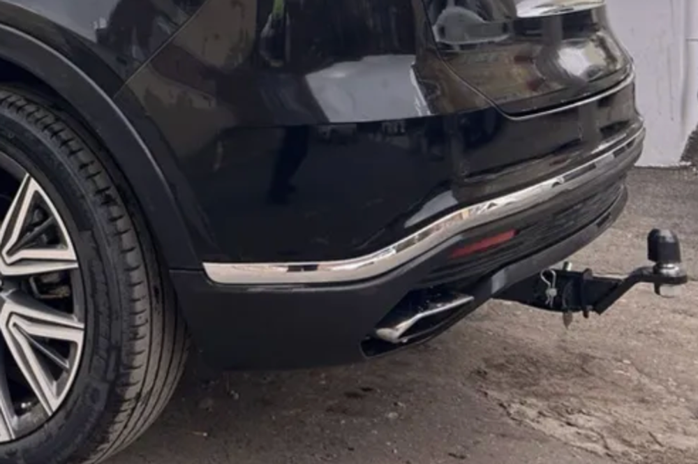 Фаркоп с унив. электрикой Смарт на Hongqi HS5 (1-е поколение) 2018- Бизон FA 0590-E